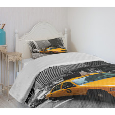 New York Manhattan Road Bedspread Set