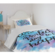 Paint Brush Happy Bedspread Set