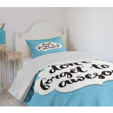 Be Words Bedspread Set