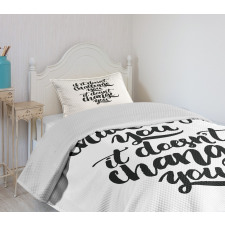 Encouraging Words Bedspread Set