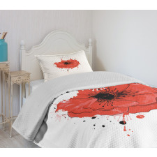 Head of Opiate Flower Art Bedspread Set