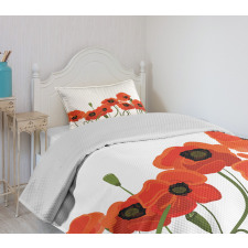 Vibrant Blossoms Bouquet Bedspread Set