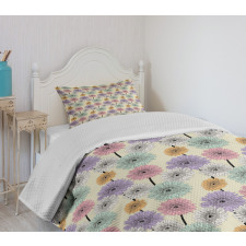 Chrysanthemum Plants Bedspread Set