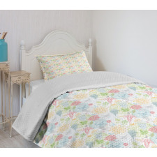 Trace Style Flora Fauna Bedspread Set