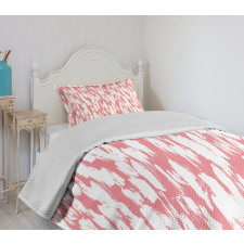 Watercolor Paint Smear Bedspread Set