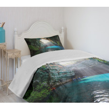 Melissani Lake Kefalonia Bedspread Set