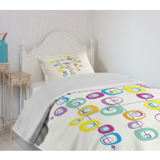 Cool and Crazy Art Bedspread Set