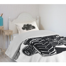 Modified Monster Pickup Bedspread Set