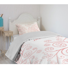 Swirls Love in Spring Bedspread Set