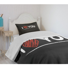 Cartoon Blackboard Bedspread Set