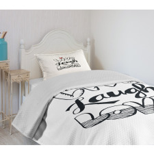 Wall Art Design Bedspread Set