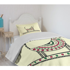 Dog Sketch Bedspread Set