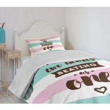 Retro Style Pastel Bedspread Set