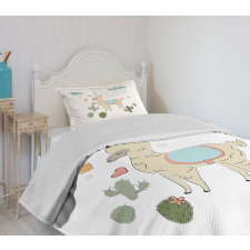 Abstract Animal Bedspread Set