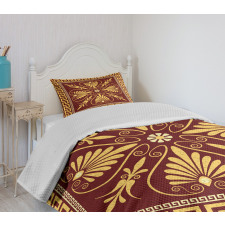 Labyrinth and Flower Bedspread Set