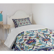 Tulips Daisies Bedspread Set