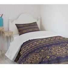 Damask Border Bedspread Set