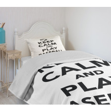 Play Baseball Theme Bedspread Set