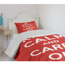 Royal UK Crown Red Bedspread Set