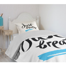 Words Calligraphy Bedspread Set