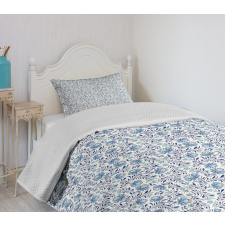 Blossoming Bluebelles Bedspread Set