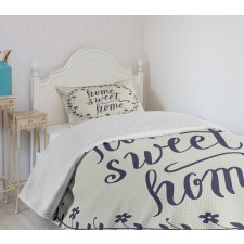 Hand Written Text Bedspread Set