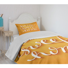 Calligraphy Design Bedspread Set