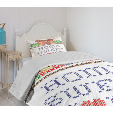 Shape Stitch Bedspread Set