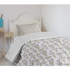 Lavender Hydrangea Art Bedspread Set