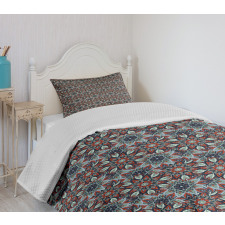 Ottoman Floral Art Bedspread Set