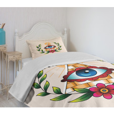 Esoteric Colorful Abstract Bedspread Set