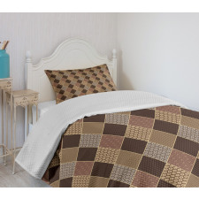 Lozenge Pattern Bedspread Set