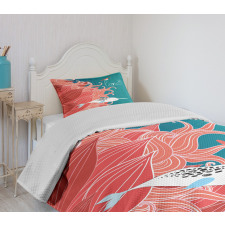 Arctic Whale and Bird Bedspread Set