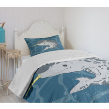 Happy Arctic Mammal Bedspread Set