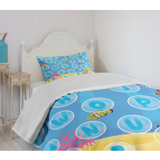 Alphabet Letters Bedspread Set