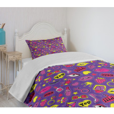 90s Comics for Women Bedspread Set