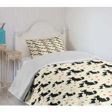 Dog Cat Pet Love Bedspread Set