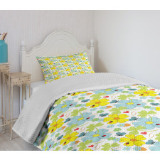 Daisy Shamrock Bedspread Set