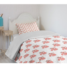 Abstract Dotted Background Bedspread Set