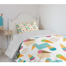 Geometrical Graphic Bedspread Set