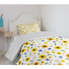 Botanic Pattern Bedspread Set