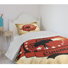 Old Camera Stars Bedspread Set