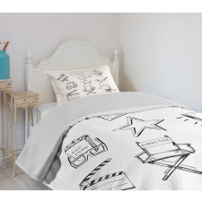 Sketchys Bedspread Set