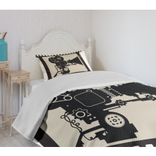 Film Frame Deisgn Bedspread Set