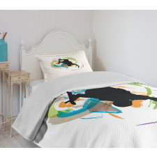 Skating Teen Tumble Bedspread Set