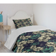 Blossoms Dragonflies Bedspread Set