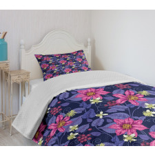 Tropicana Orchids Hawaii Bedspread Set