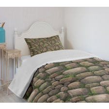 Stones Covered with Moss Bedspread Set