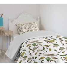 Autumn Nature Design Bedspread Set