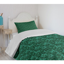 Blossoming Vivid Nature Bedspread Set